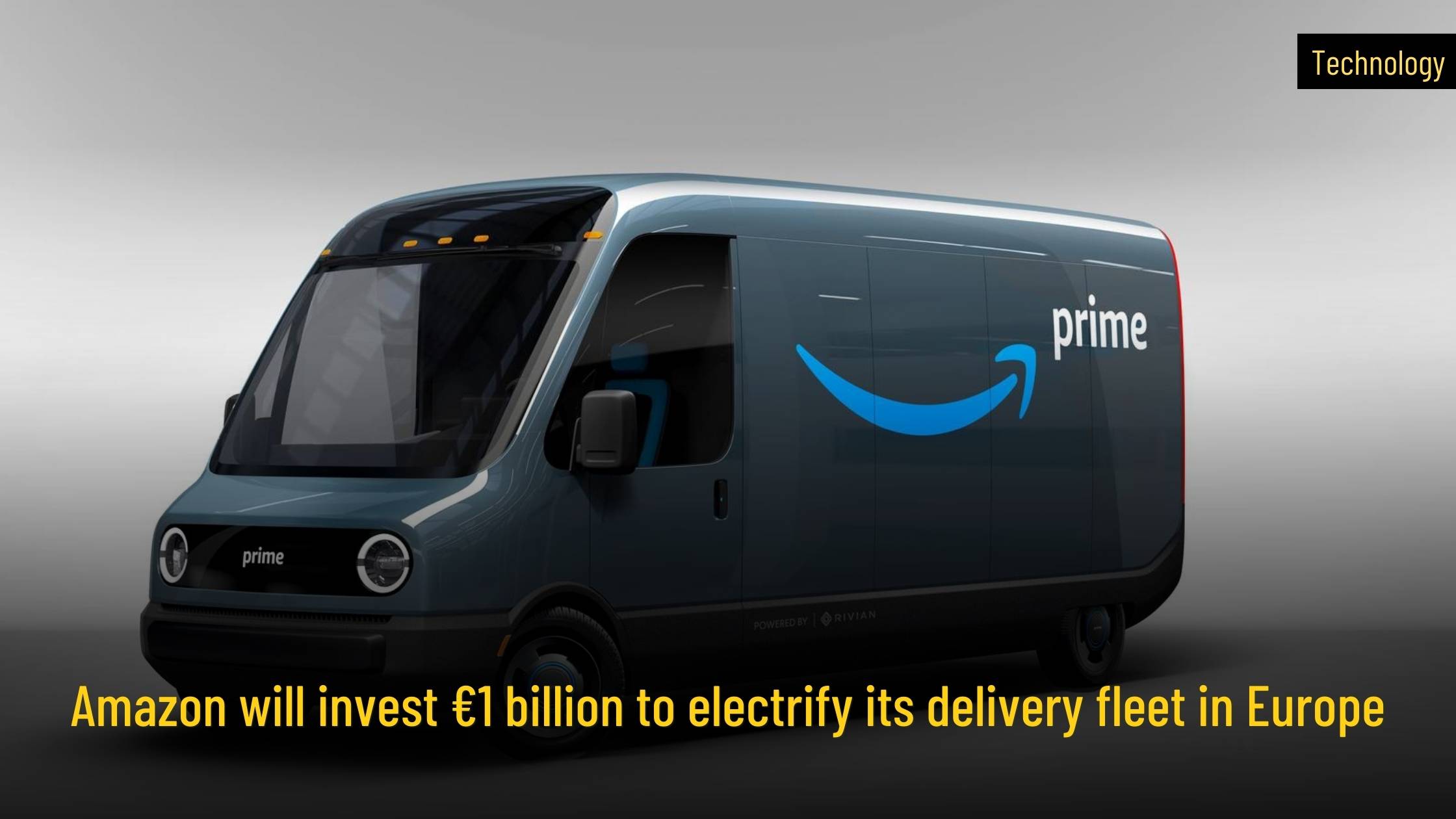 Amazon delivery fleet in Europe